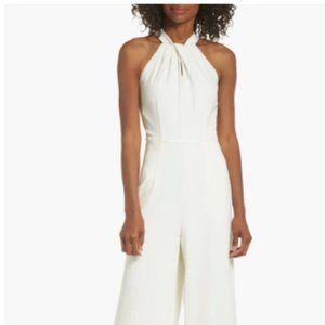 Julia Jordan Halter Jumpsuit (White)